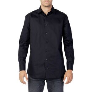 Selected Black Cotton Dress Men's Shirt